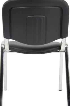 Viking Realspace ISO Bezoekersstoel Stof Zwart 120 kg D5C/IN 530 x 540 x 800 mm