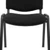 Viking Realspace ISO Bezoekerstoel Zwart 120 kg D5S/IN 530 x 540 x 800 mm 4 Stuks
