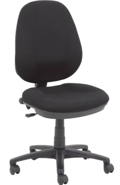 Viking Realspace Jura Bureaustoel Basismechanisme Stof Optionele armleuning In hoogte verstelbare zitting Zwart 110 kg 635 x 495 x 1,060 mm
