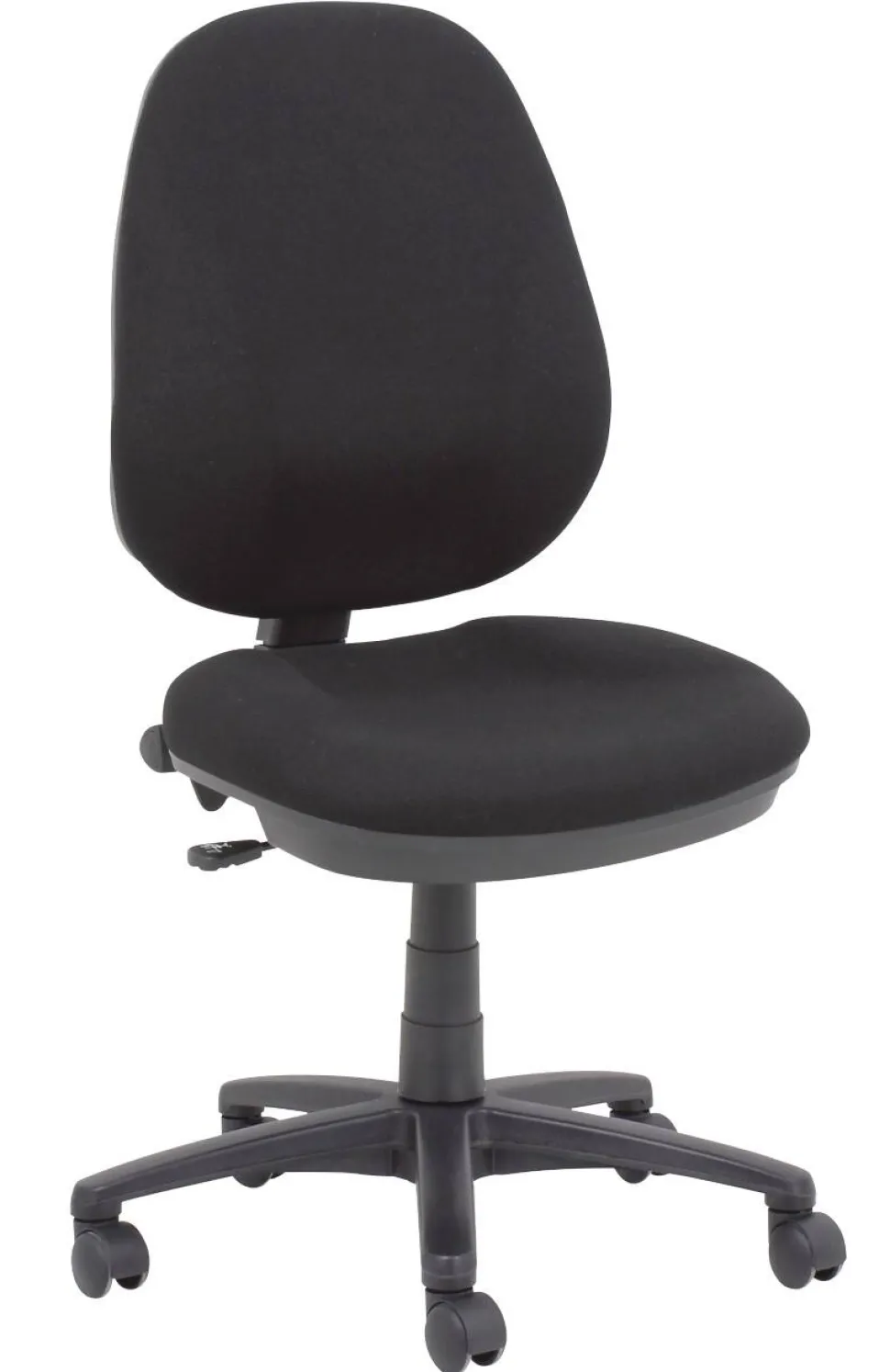 Viking Realspace Jura Bureaustoel Basismechanisme Stof Optionele armleuning In hoogte verstelbare zitting Zwart 110 kg 635 x 495 x 1,060 mm