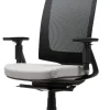 Viking Realspace Karl Ergo Bureaustoel Permanent contact Mesh, stof 3D armleuning In hoogte verstelbare zitting Grijs, zwart 110 kg 9115109BE