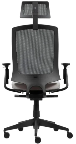 Viking Realspace Karl Ergo Bureaustoel Permanent contact Mesh, stof 3D armleuning In hoogte verstelbare zitting Grijs, zwart 110 kg 9115109BE
