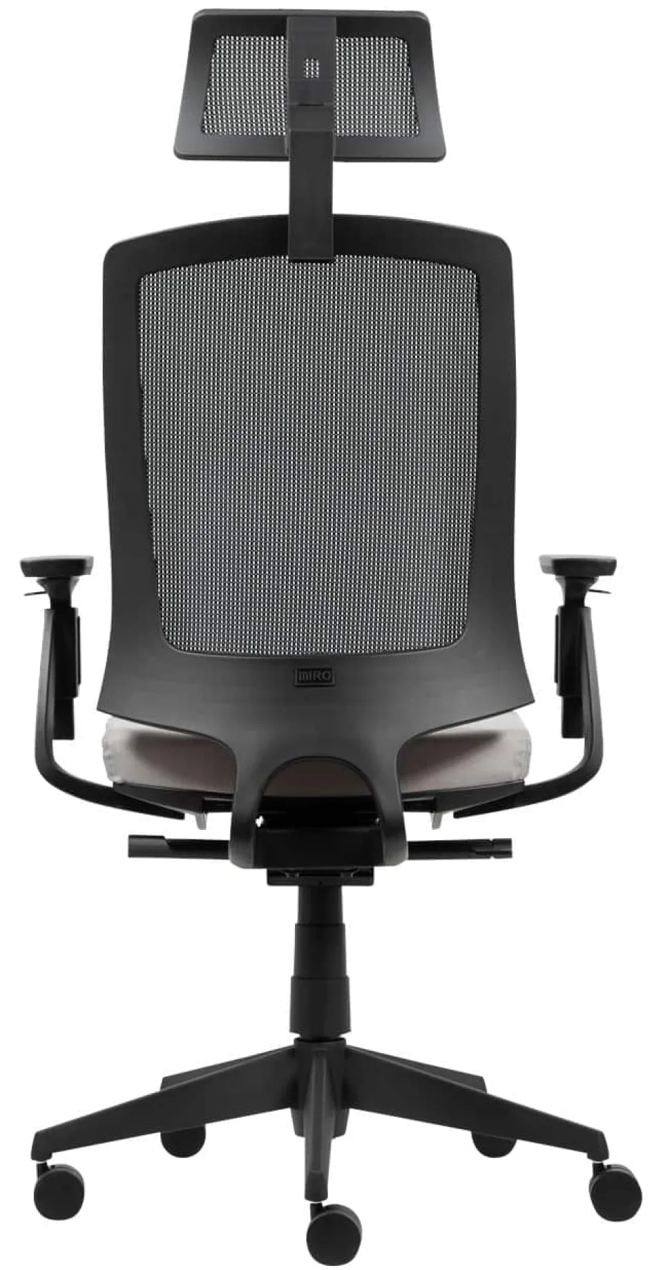 Viking Realspace Karl Ergo Bureaustoel Permanent contact Mesh, stof 3D armleuning In hoogte verstelbare zitting Grijs, zwart 110 kg 9115109BE