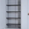 Viking Realspace Kast Staal 4 Planken Afsluitbaar 920 x 420 x 1,950 mm Zilver
