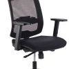 Viking Realspace Malice Bureaustoel Synchroonmechanisme 3D armleuning In hoogte verstelbare zitting Zwart 110 kg 730 x 730 x 1,335 mm