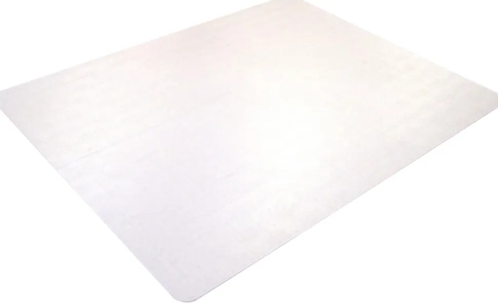 Viking Realspace Premium Stoelmat PC (Polycarbonaat) Rechthoekig Transparant 116 x 130 cm Zachte vloer