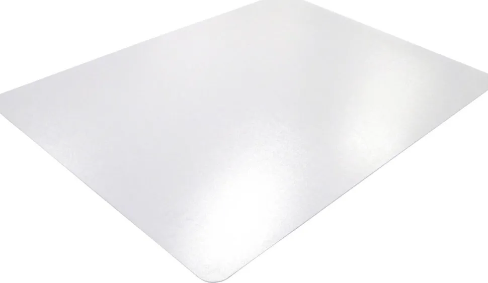 Viking Realspace Premium Stoelmat PC (Polycarbonaat) Rechthoekig Transparant 116 x 130 cm Harde vloer