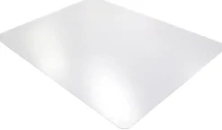 Viking Realspace Standaard Stoelmat Ftalaatvrije PVC Rechthoekig Transparant 116 x 150 cm Harde vloer