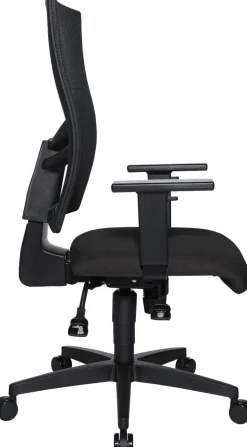 Viking Realspace Sydney Ergonomische stoel Synchroonmechanisme In hoogte verstelbare armleuning In hoogte verstelbare zitting Antraciet 110 kg
