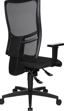 Viking Realspace Sydney Ergonomische stoel Synchroonmechanisme In hoogte verstelbare armleuning In hoogte verstelbare zitting Antraciet 110 kg