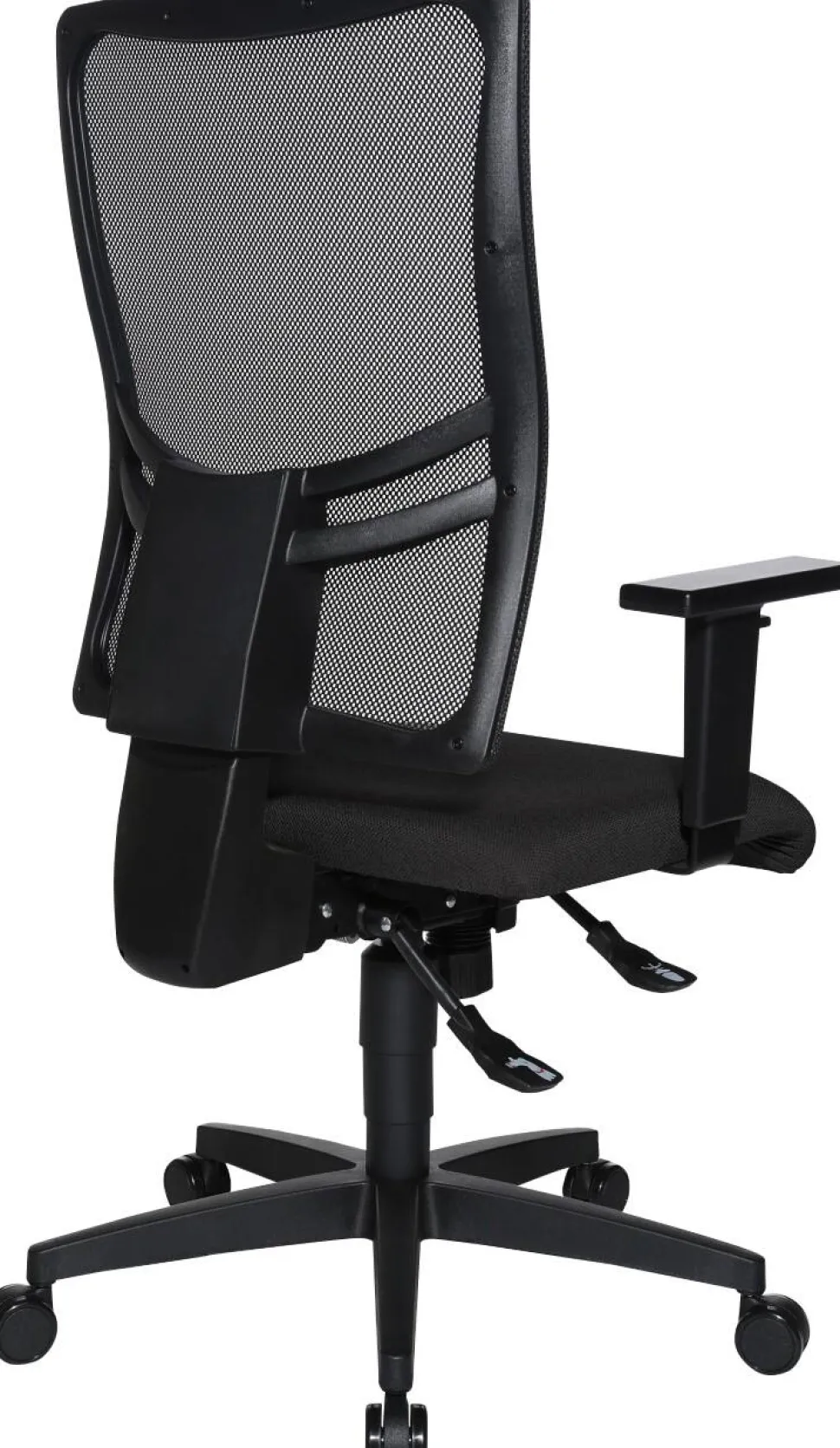 Viking Realspace Sydney Ergonomische stoel Synchroonmechanisme In hoogte verstelbare armleuning In hoogte verstelbare zitting Antraciet 110 kg