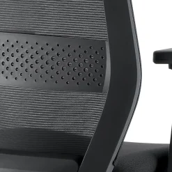 Viking Realspace Theo Bureaustoel Synchroonmechanisme Mesh 3D armleuning In hoogte verstelbare zitting Zwart 120 kg