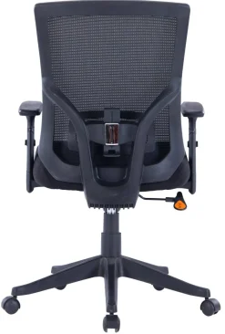 Viking Realspace Vienna Bureaustoel Basismechanisme Mesh In hoogte verstelbare armleuning In hoogte verstelbare zitting Zwart 110 kg 675 x 670 x 1,035 mm