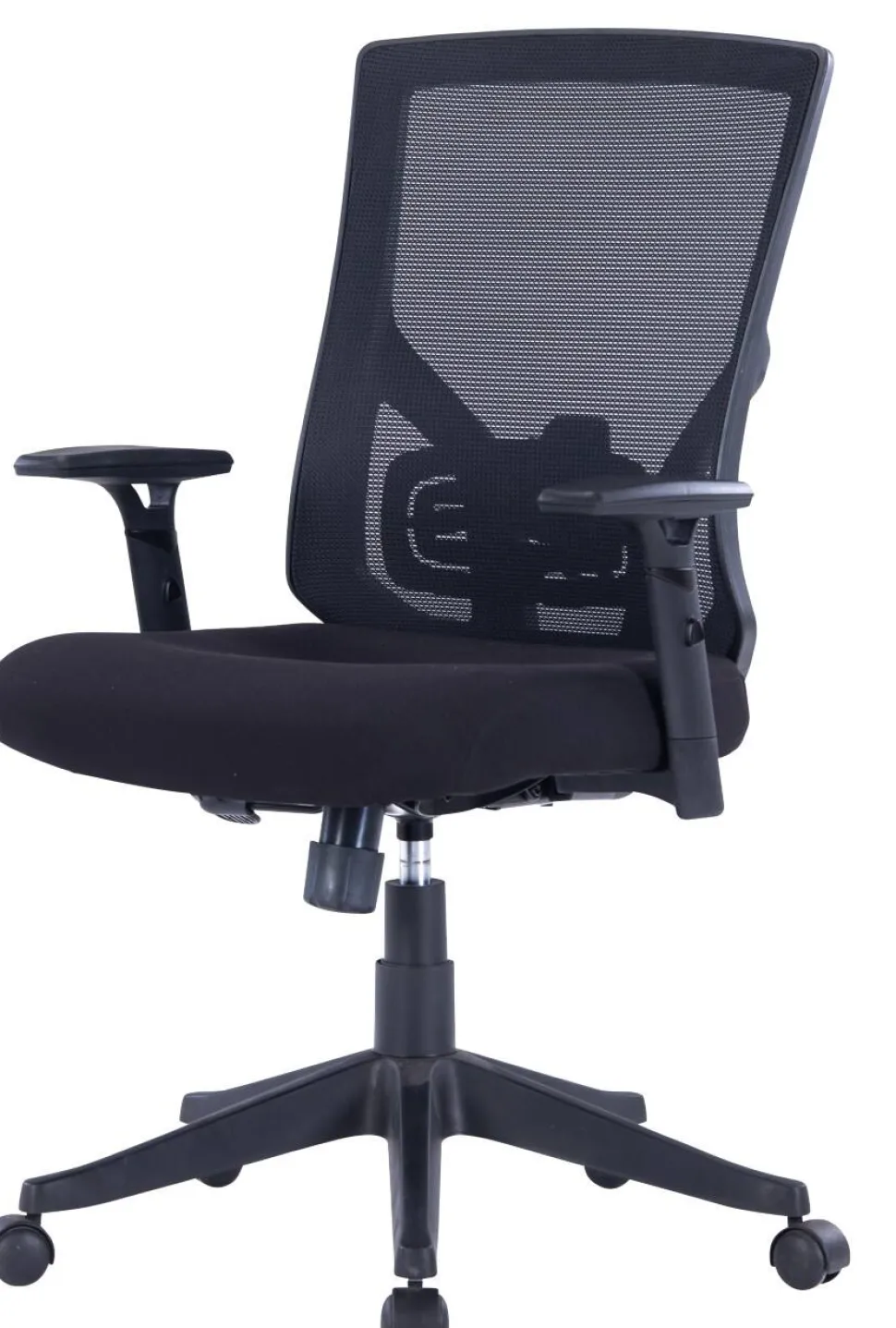 Viking Realspace Vienna Bureaustoel Basismechanisme Mesh In hoogte verstelbare armleuning In hoogte verstelbare zitting Zwart 110 kg 675 x 670 x 1,035 mm