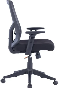 Viking Realspace Vienna Bureaustoel Basismechanisme Mesh In hoogte verstelbare armleuning In hoogte verstelbare zitting Zwart 110 kg 675 x 670 x 1,035 mm