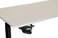 Viking Realspace Zit-sta-bureau Grijs, zwart 1600 (B) x 800 (D) x 600 - 1300 (H) mm Melamine, staal