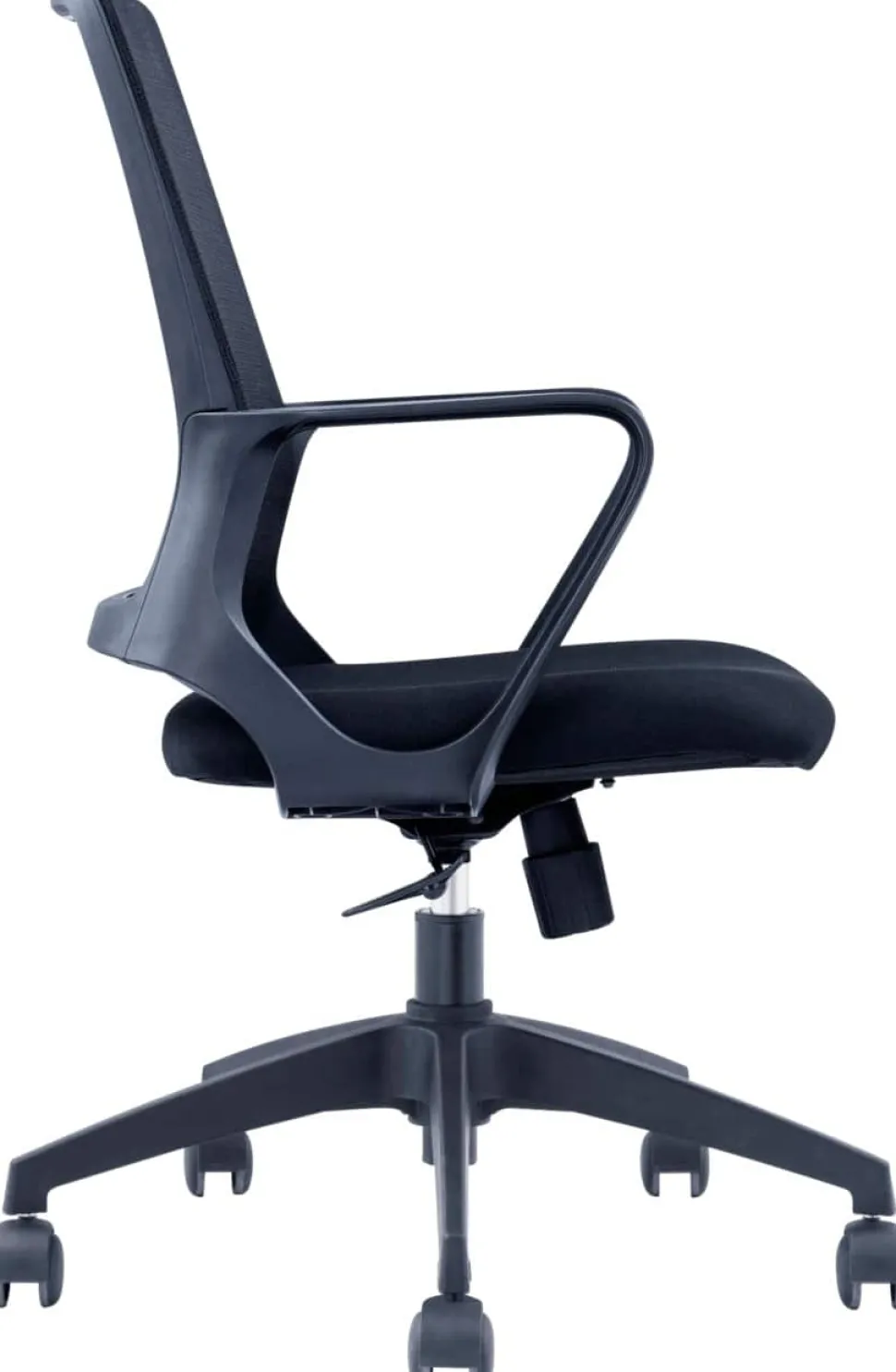 Viking Sofi Bureaustoel Basismechanisme Vaste armleuning In hoogte verstelbare zitting Zwart 110 kg CH-385 585 x 460 x 1.010 mm