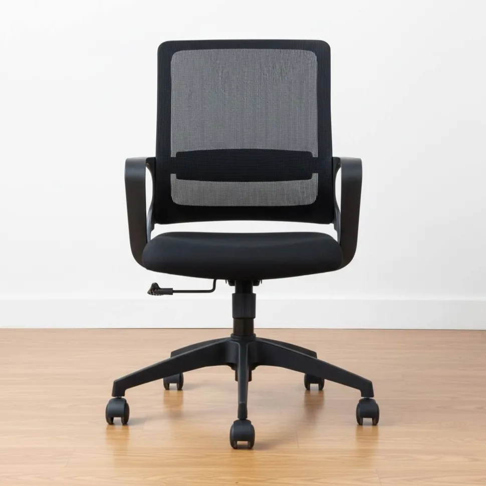 Viking Sofi Bureaustoel Basismechanisme Vaste armleuning In hoogte verstelbare zitting Zwart 110 kg CH-385 585 x 460 x 1.010 mm