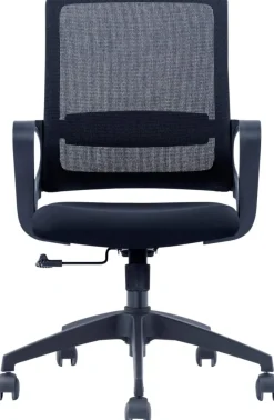 Viking Sofi Bureaustoel Basismechanisme Vaste armleuning In hoogte verstelbare zitting Zwart 110 kg CH-385 585 x 460 x 1.010 mm