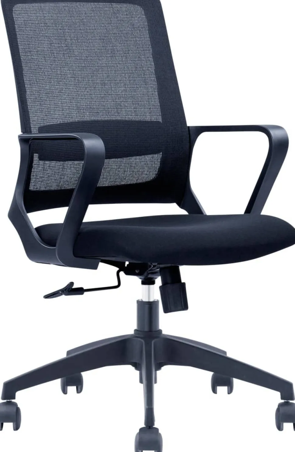 Viking Sofi Bureaustoel Basismechanisme Vaste armleuning In hoogte verstelbare zitting Zwart 110 kg CH-385 585 x 460 x 1.010 mm