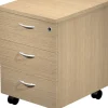Viking Start Ladeblok 3 Lades Afsluitbaar 430 x 520 x 595 mm Eiken