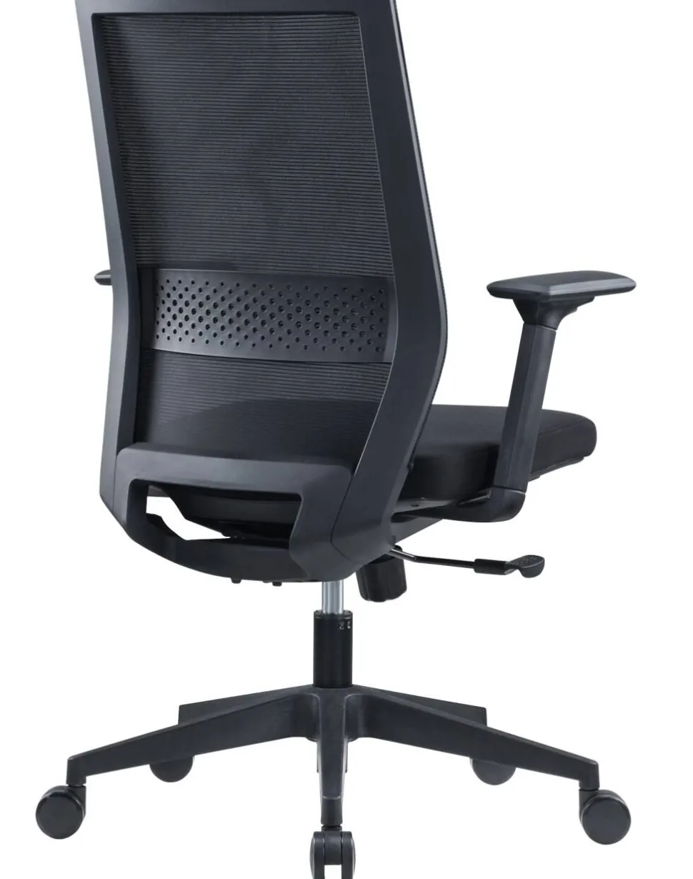 Viking Vega Bureaustoel Basismechanisme 3D armleuning In hoogte verstelbare zitting Zwart 110 kg CH-240B-WB 675 x 570 x 1.065 mm