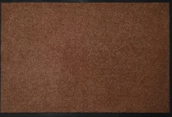 Vloermat Sky Monochroom Bruin Polyamide, gedraaid nylon 2000 x 2000 mm