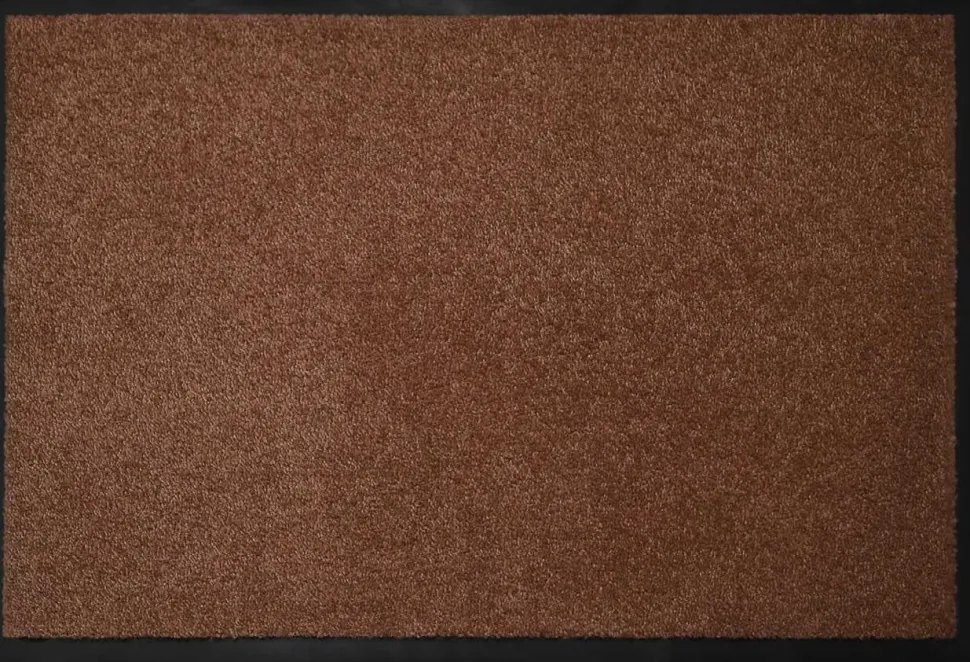 Vloermat Sky Monochroom Bruin Polyamide, gedraaid nylon 2000 x 2000 mm