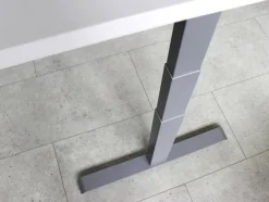 VLXK65 Elektrisch hoogteverstelbaar Zit-sta-bureau Ahorn C-Voet 1,800 (B) x 800 (D) x 1,295 (H) mm Spaanplaat, Staal