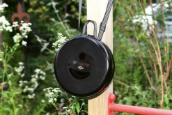 WEDO Telescopische kruk 75 mm PP (Polypropeen) Zwart