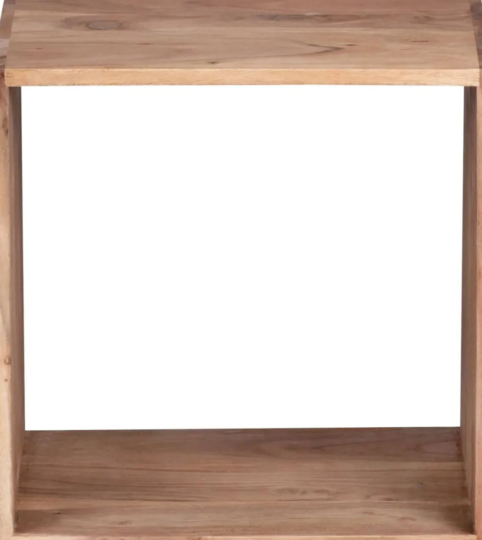 WOHNLING Acaciahout Legbord 1 435 x 330 x 435 mm Bruin Acacia