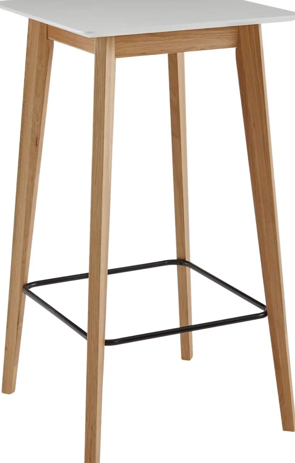 WOHNLING Bar Tafel WL6.084 Wit Eiken 60 x 110 x 60 cm