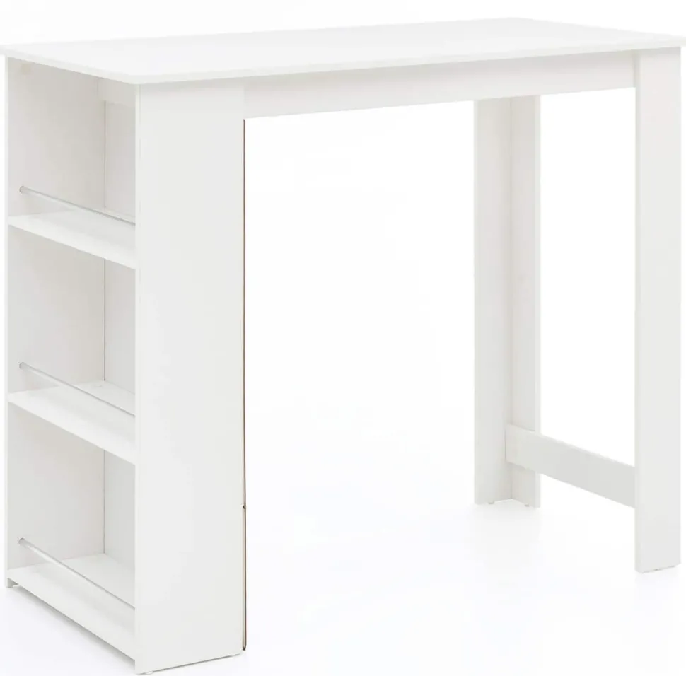 WOHNLING Bar Tafel WL5.732 Wit 120 x 107,5 x 60 cm