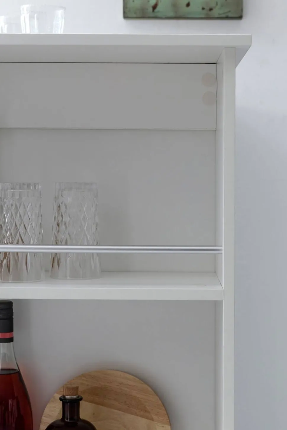 WOHNLING Bar Tafel WL5.732 Wit 120 x 107,5 x 60 cm