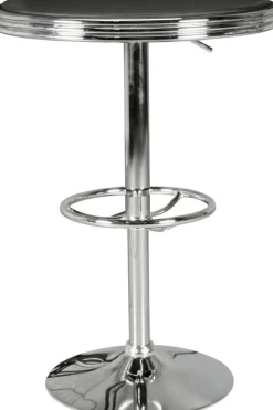 WOHNLING Bar Tafel WL5.113 Zilver, zwart 60 x 92 cm