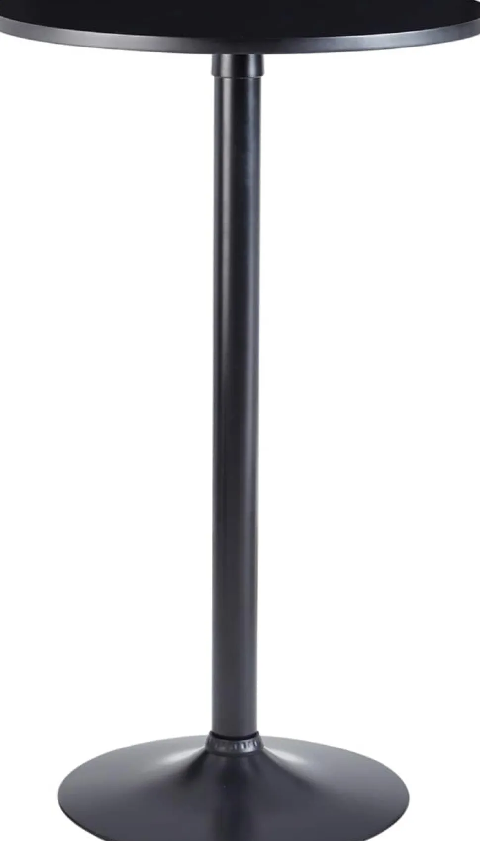 WOHNLING Bar Tafel WL6.192 Zwart Metaal 60 x 100 cm