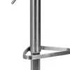 WOHNLING Barkruk Kunstleer In hoogte verstelbare zitting Donkerbruin 110 kg 380 x 380 x 820 mm
