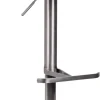 WOHNLING Barkruk Kunstleer In hoogte verstelbare zitting Donkerbruin 110 kg 430 x 430 x 790 mm