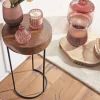 WOHNLING Bijzettafel Bruin 280 x 280 x 550 mm