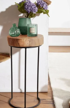 WOHNLING Bijzettafel Bruin 280 x 280 x 550 mm