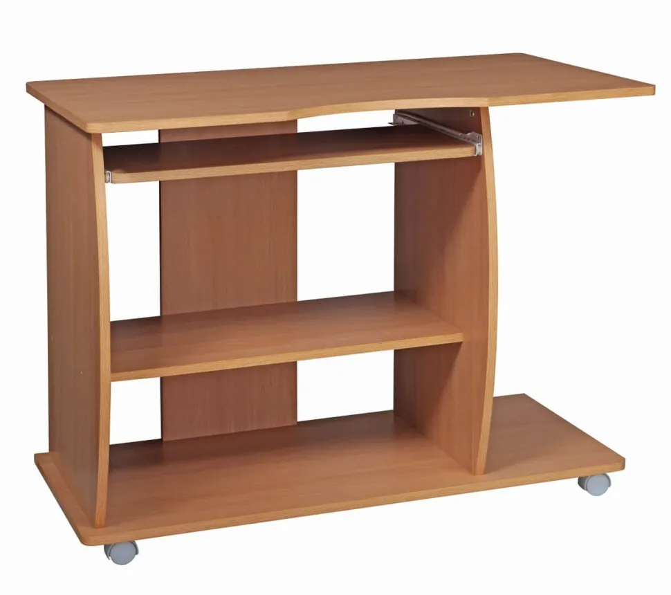 WOHNLING Computertafel WL1.331 Beuken 90 x 71 x 50 cm