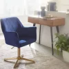 WOHNLING Draaistoel Niet afsluitbaar 550 x 550 x 970 mm Blauw