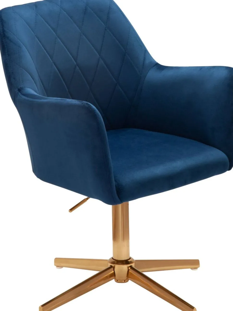WOHNLING Draaistoel Niet afsluitbaar 550 x 550 x 970 mm Blauw
