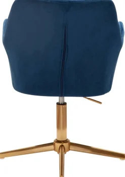 WOHNLING Draaistoel Niet afsluitbaar 550 x 550 x 970 mm Blauw