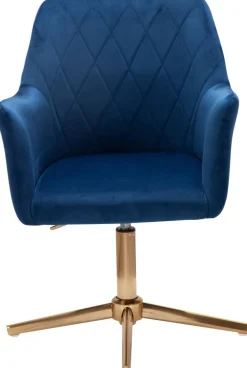 WOHNLING Draaistoel Niet afsluitbaar 550 x 550 x 970 mm Blauw