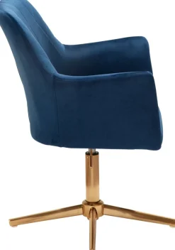 WOHNLING Draaistoel Niet afsluitbaar 550 x 550 x 970 mm Blauw