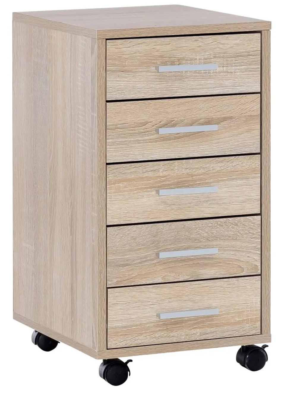 WOHNLING Ladeblok 5 Lades 330 x 380 x 630 mm Eiken