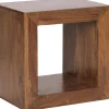 WOHNLING Massieve Indische palissander Legbord 0 440 x 330 x 440 mm Bruin Sheesham