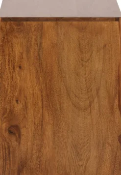 WOHNLING Massieve Indische palissander Legbord 0 440 x 330 x 440 mm Bruin Sheesham