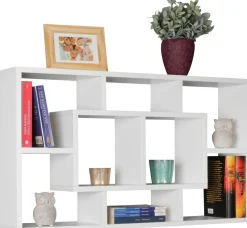 WOHNLING Spaanplaat Wandplank 8 850 x 160 x 475 mm Wit